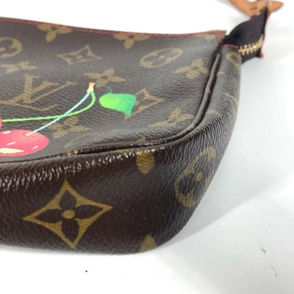 LOUIS VUITTON M95008 Monogram Cherry Murakami PochetteAccessoires bag pouch - Picture 9 of 12